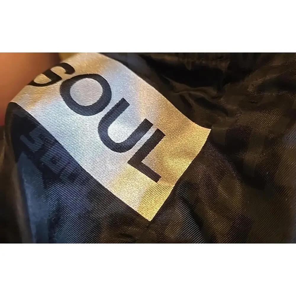 Soul Cycle X Large Duffle Bag 20" X 22" Black Graffiti Packable Travel Gym - Picture 8 of 8